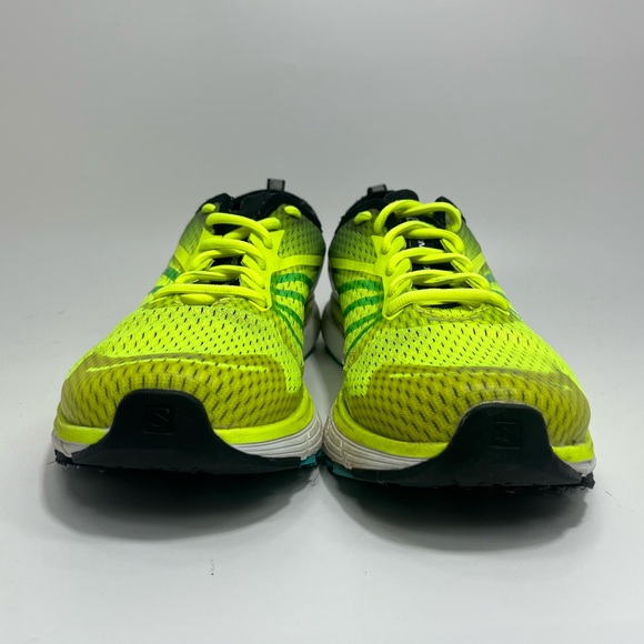 SALOMON SONIC RA PRO Men Running Shoes 10 Yellow Green Neon - Picture 5 of 11